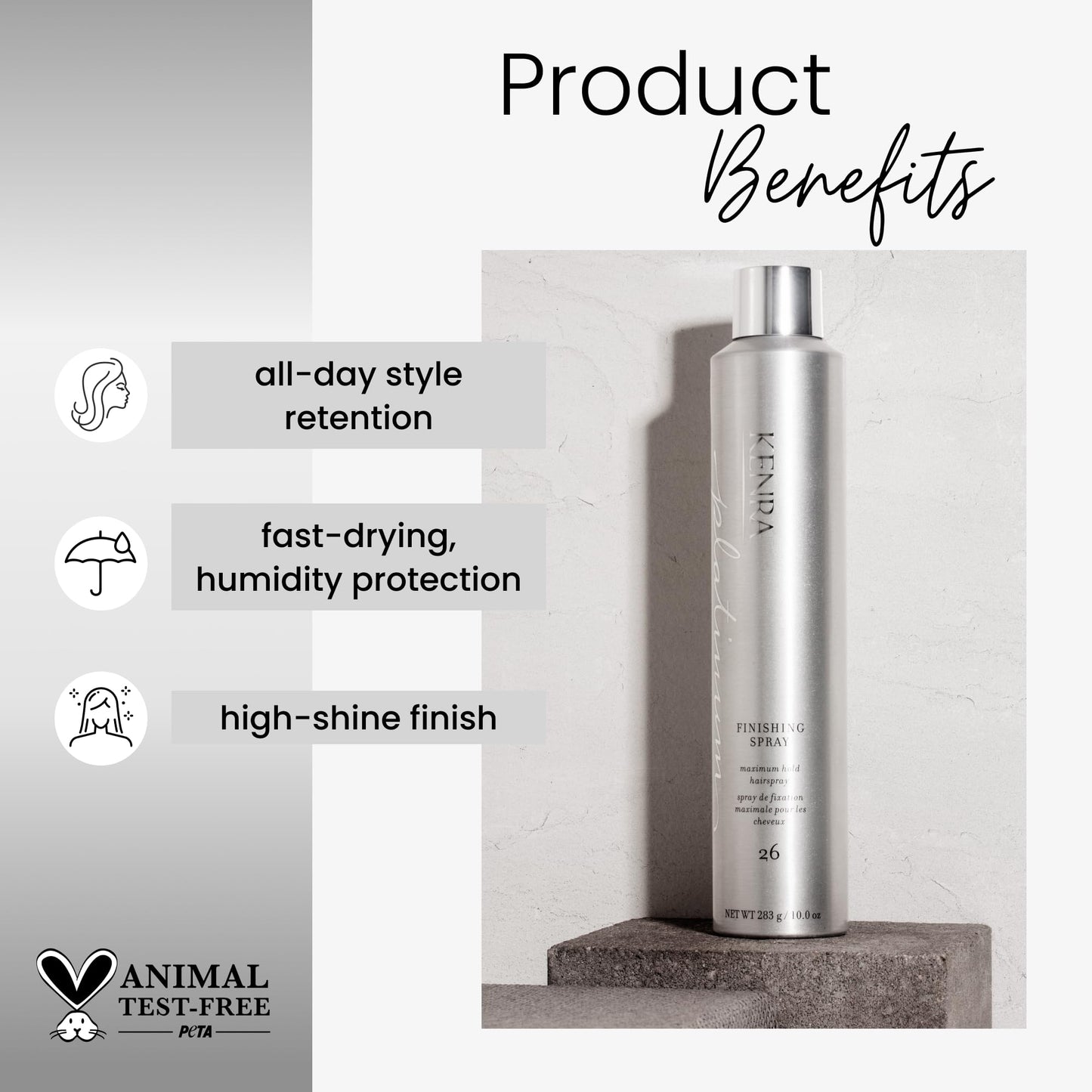 Kenra Professional Platinum Finishing Spray 10oz