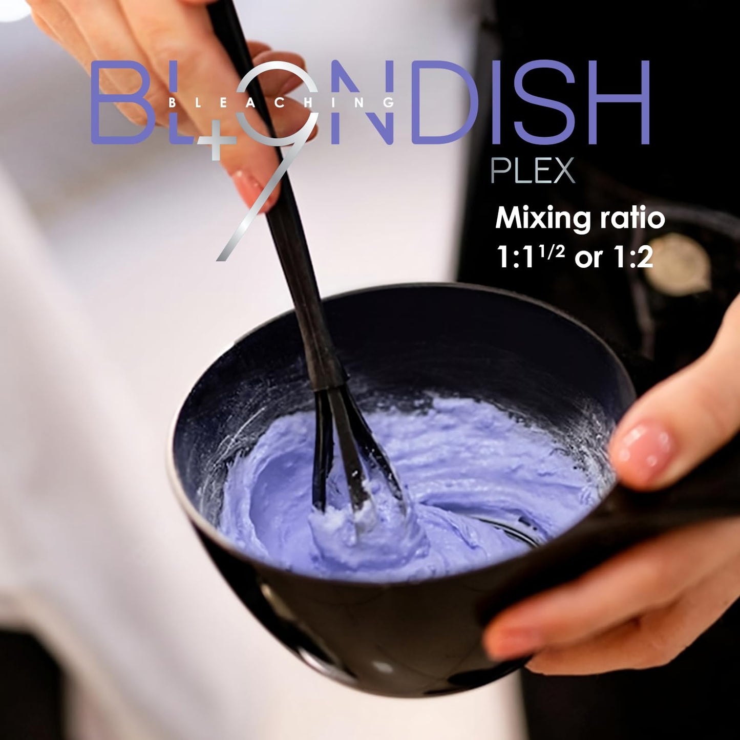 Hellawell Professionals BLONDISH PLEX+9 Hair Bleaching Powder | Professional Plex Lightener for Highlights | Lifts Up to 9+ Tones | 17.6 oz