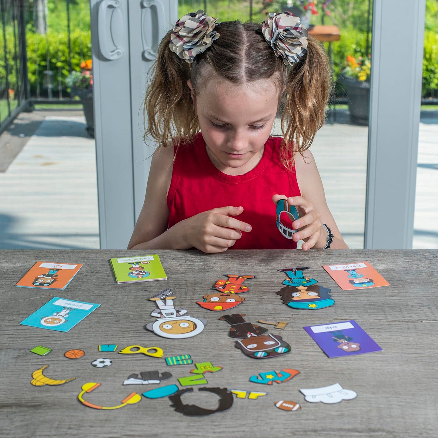 Open The Joy Magnetic Dress-up Playset for Kids - Mix and Match Magnetic Outfits, Accessories, and Characters - Ages 4 and Up