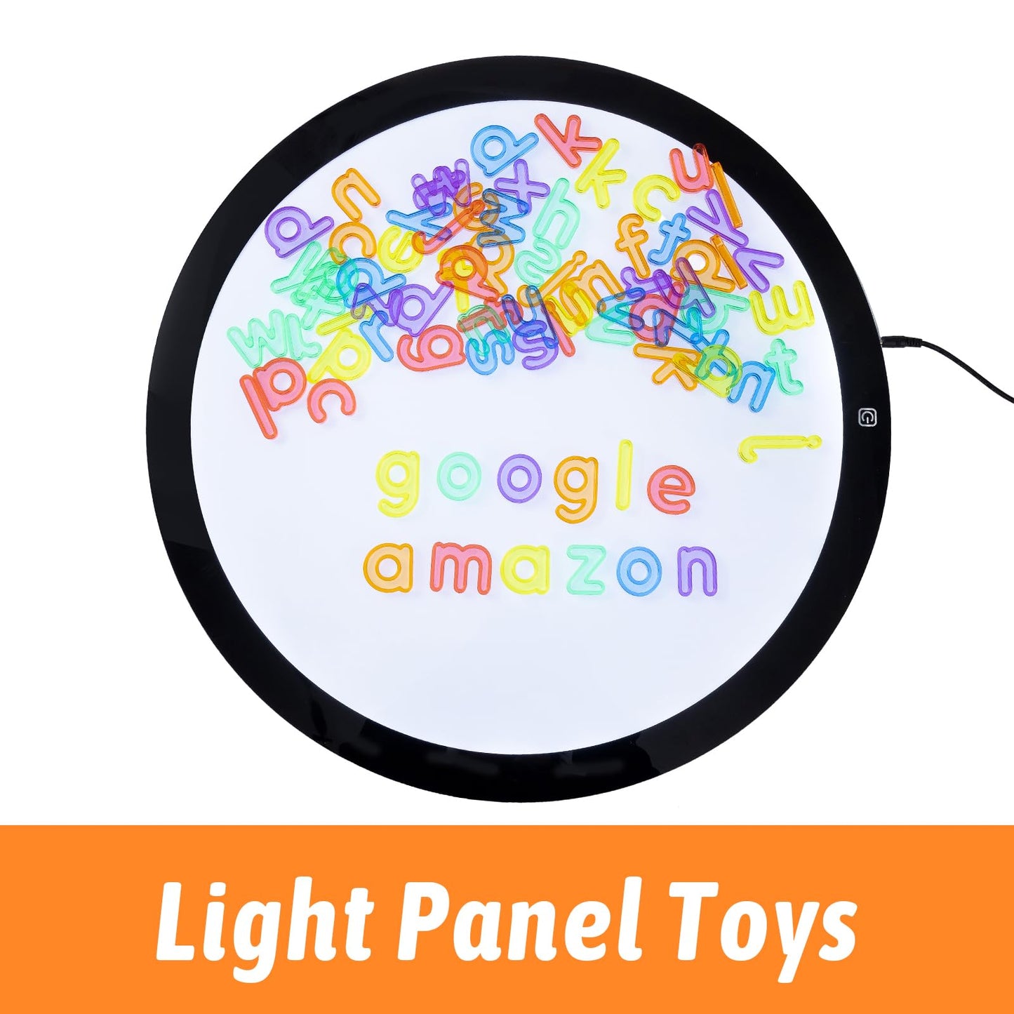 PreTrans 78 Pcs Plastic Alphabet Letters for Kids – 3 Sets of Translucent Lowercase Letters for Light Table & Box Learning Fun