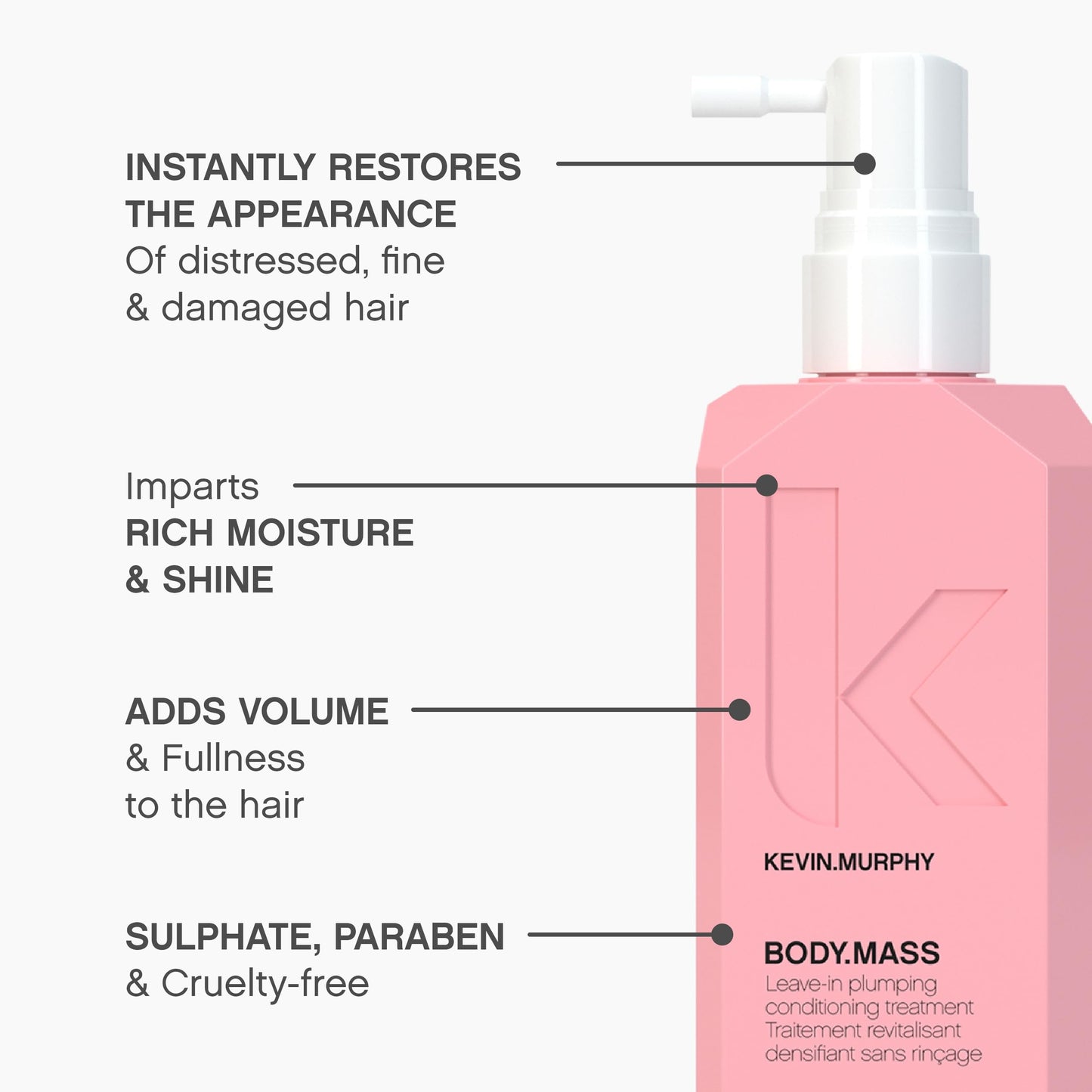 Kevin.Murphy Body.Mass Leave-In Plumping Treatment (For Thinning Hair) 100ml/3.4oz by Kevin Murphy