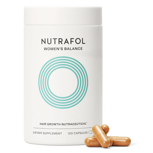 Nutrafol Women's Balance Hair Growth Supplement for Women 45+ | Clinically Proven for Thicker Hair & Scalp Coverage | 1-Month Supply