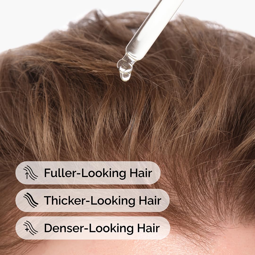 The Ordinary Multi-Peptide Serum for Hair Density, Peptide-Powered Formula for Thicker, Fuller Looking Hair, 2 Fl Oz