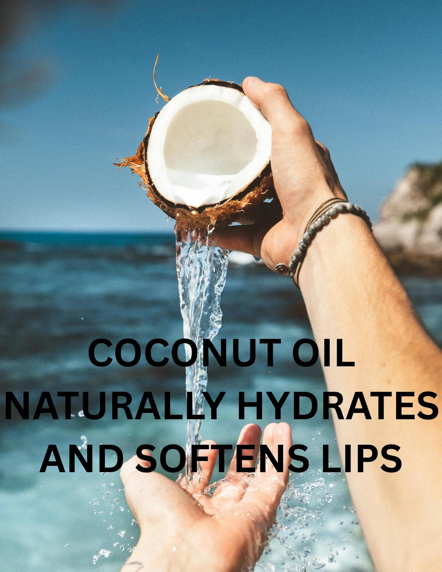 Sweet Almond & Coconut Oil Moisturizing Lip Balm, Natural with Shea Butter, Aloe, Vitamin E, 4-Pack, 0.15 oz