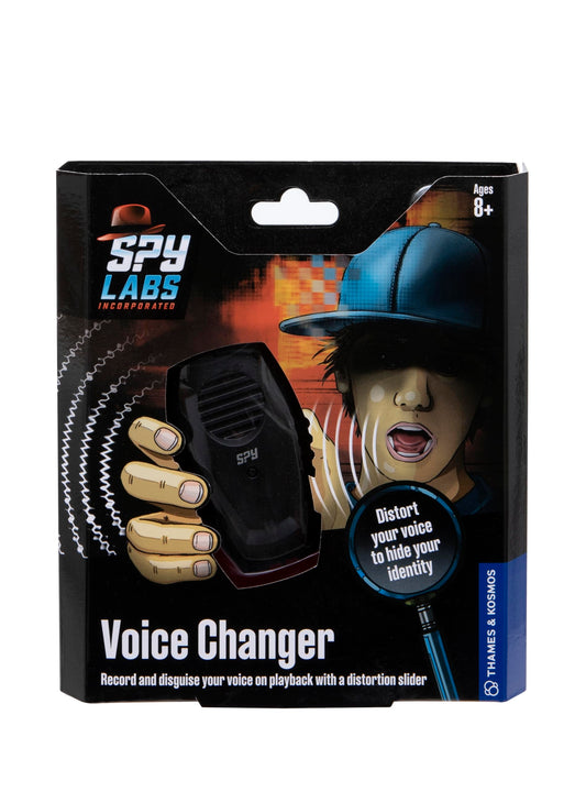 Thames & Kosmos Spy Labs Voice Changer – Voice-Distorting Gadget for Young Detectives with Adjustable Distortion Slider