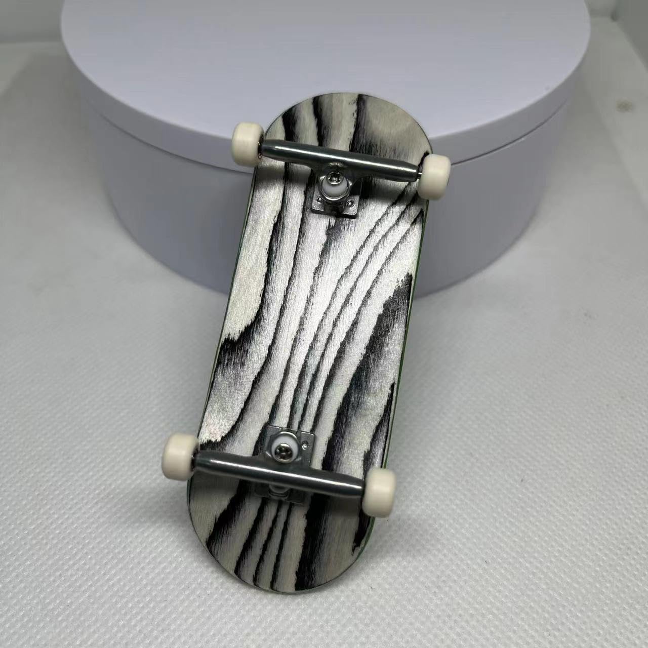 LEEFAI Pro Fingerboard Trucks 29/32/34/36mm G4 -Raw Metal Color-Inverted Kingpin with Hardware (34mm)