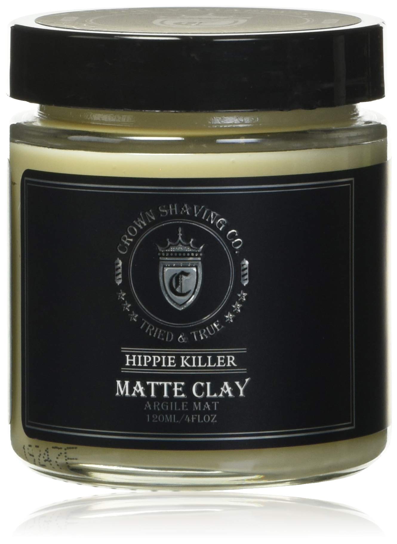 Crown Shaving Hippie Killer Matte Styling Clay , 120 milliliters/4 ounces