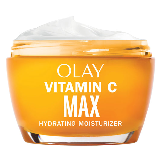 Olay Vitamin C MAX Face Moisturizer - Brightening, Hydrating, Evens Skin Tone, Reduces Dark Spots & Hyperpigmentation, 1.7 oz