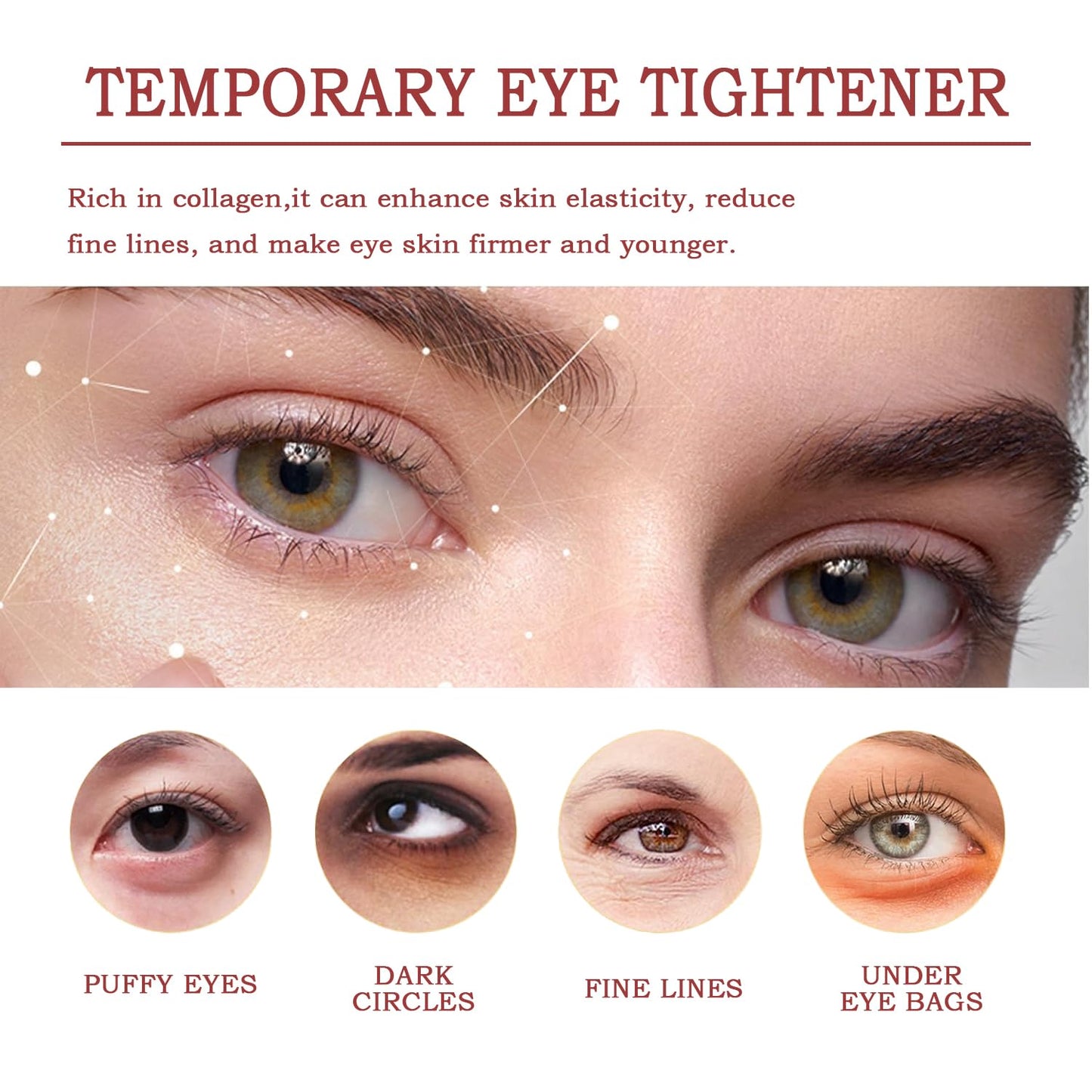 DafPrauy Calcium Multi Balm 2pcs – Wrinkle & Collagen Hydrating Stick for Lips, Eyes & Neck with Almond & Vitamin E