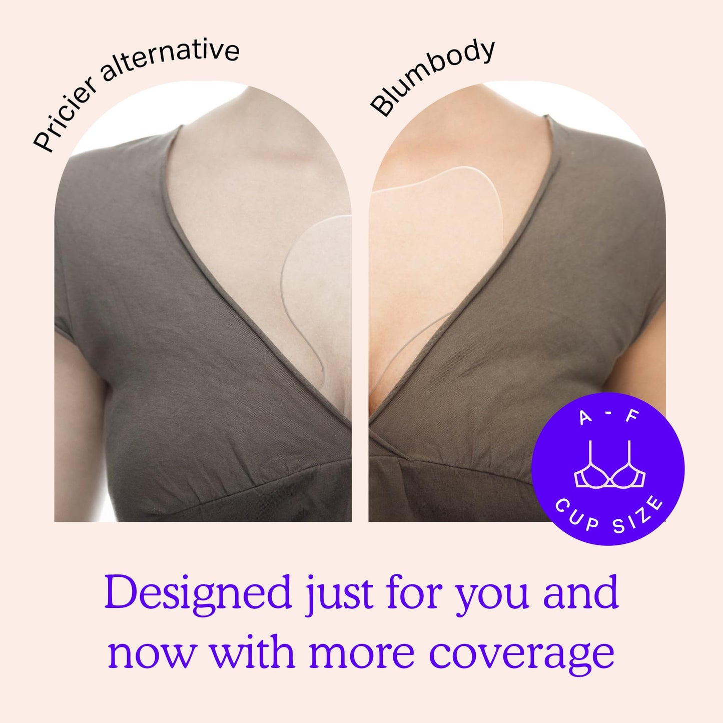 BLUMBODY Chest Wrinkle Pads – Reusable Silicone Anti-Wrinkle Patches for Neck & Décolleté, Skin Firming & Smoothing, 1-Month Supply