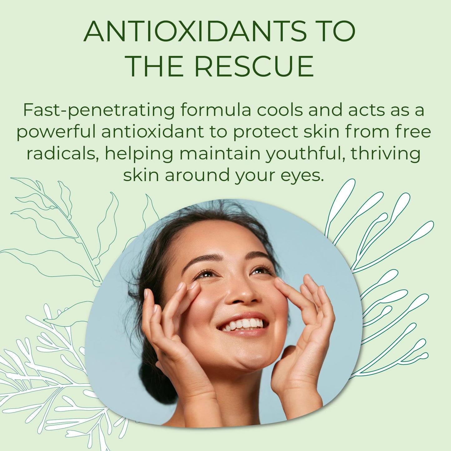 Sea-el Vitamin C Kelp Eye Gel Toning & Age Defying Skincare for Puffiness, Under Eye Bags & Dark Circles Cooling Youthful Glow for Women & Men - 1 Oz