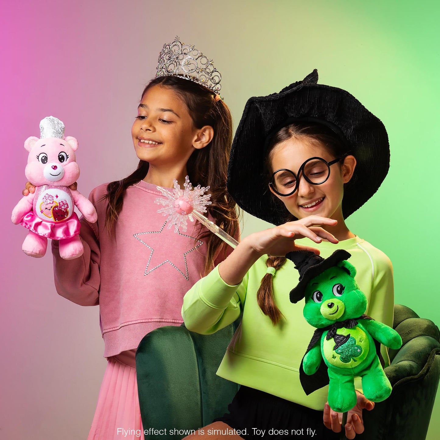 Care Bears - x Wicked Fun Size Plush - Good Luck Bear as Elphaba