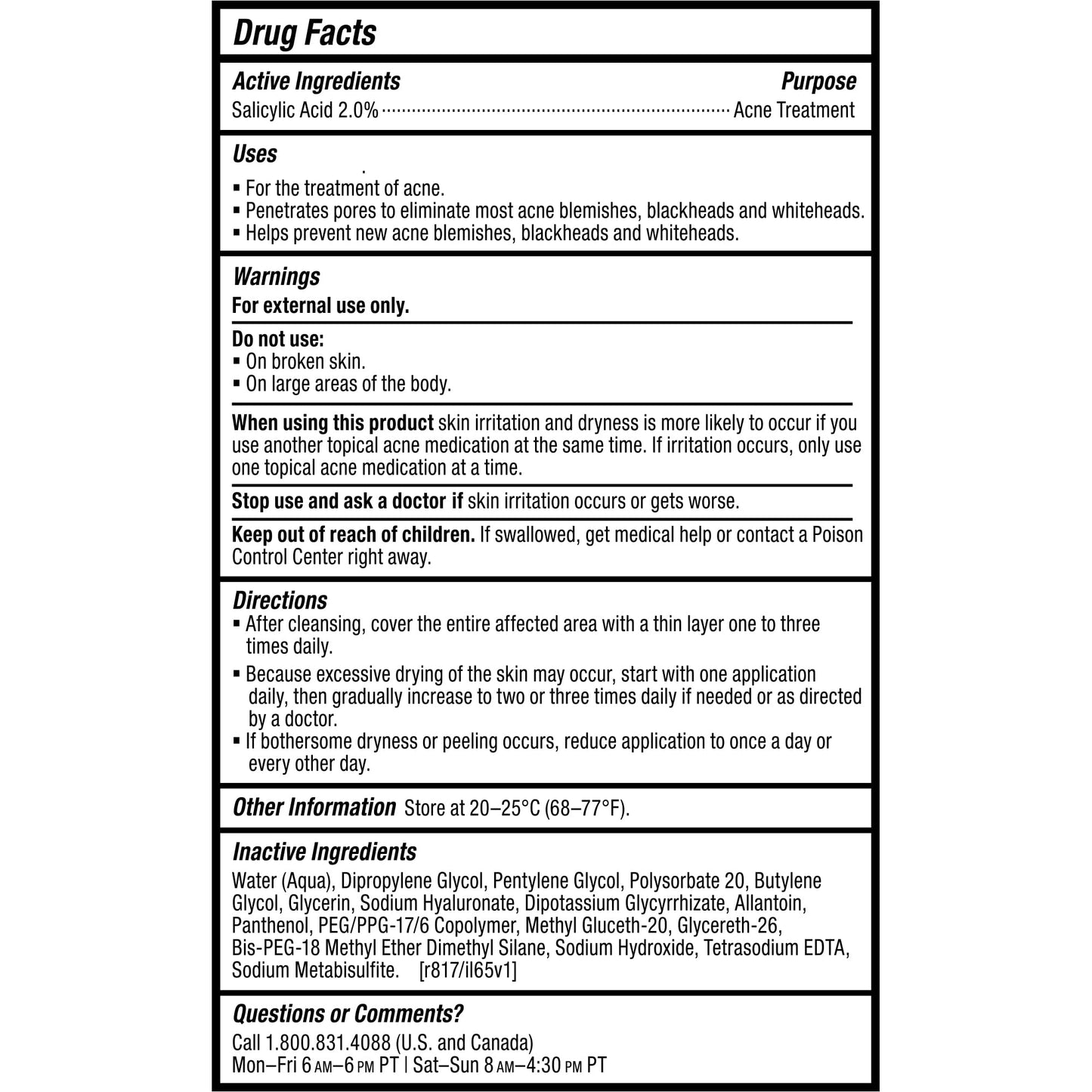 Paula's Choice CLEAR Anti-Redness Exfoliating Solution, 2% Salicylic Acid for Acne, Blackheads & Clogged Pores, Fragrance-Free 4oz