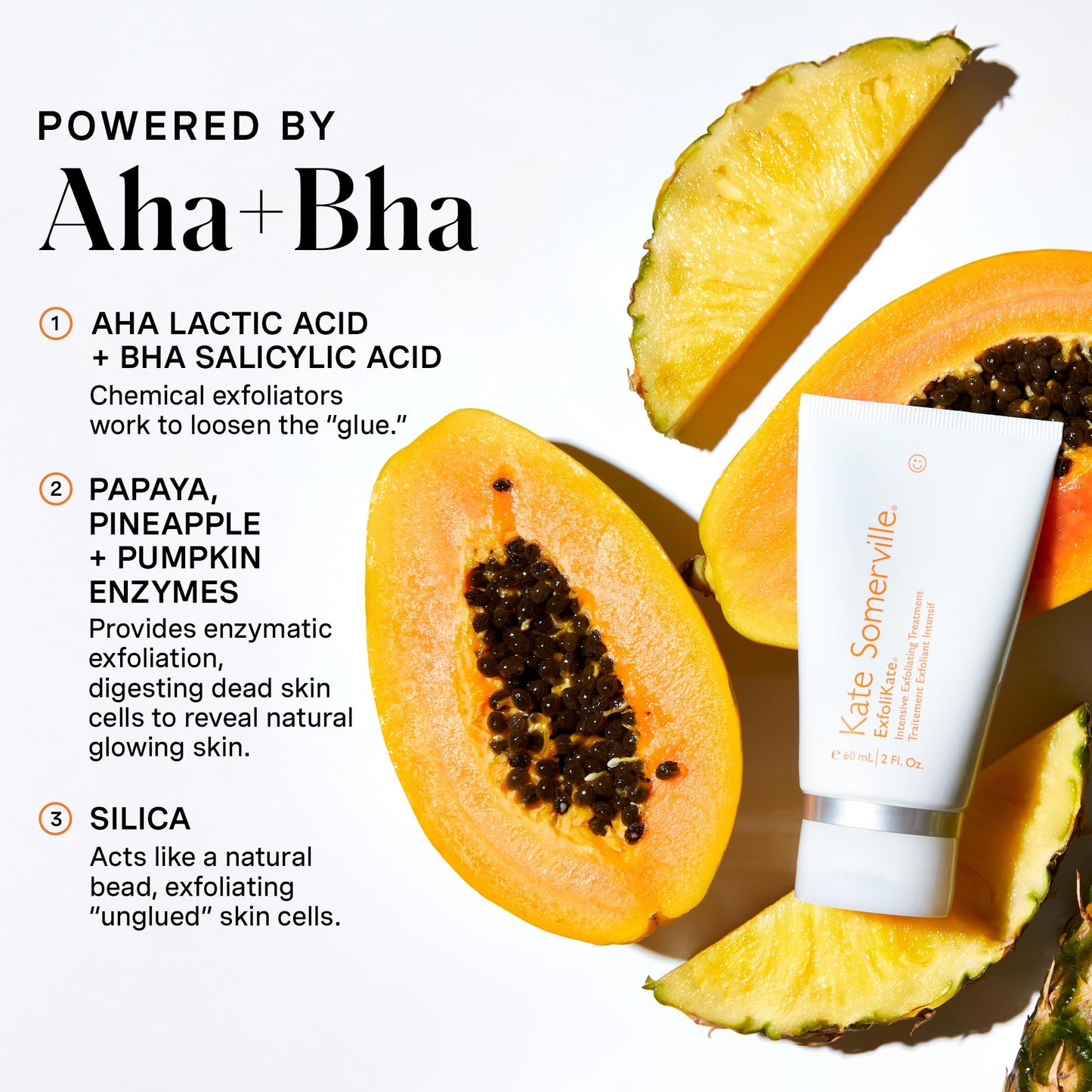 Kate Somerville ExfoliKate Intensive Exfoliating Treatment – Super Facial Scrub & Mask with Salicylic & Lactic Acid, 0.5 fl oz