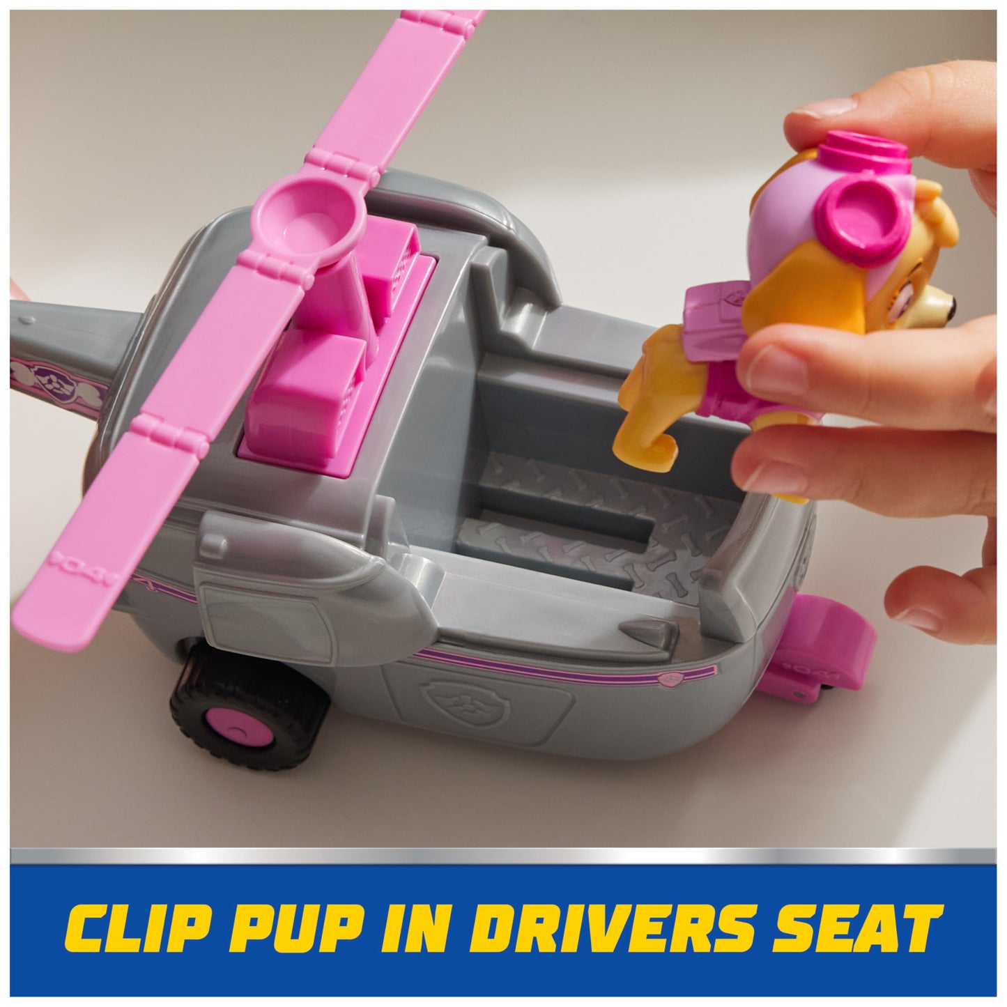 Paw Patrol, Skye’s Helicopter, Toy Vehicle with Collectible Action Figure, Sustainably Minded Kids Toys for Boys & Girls Ages 3 and Up