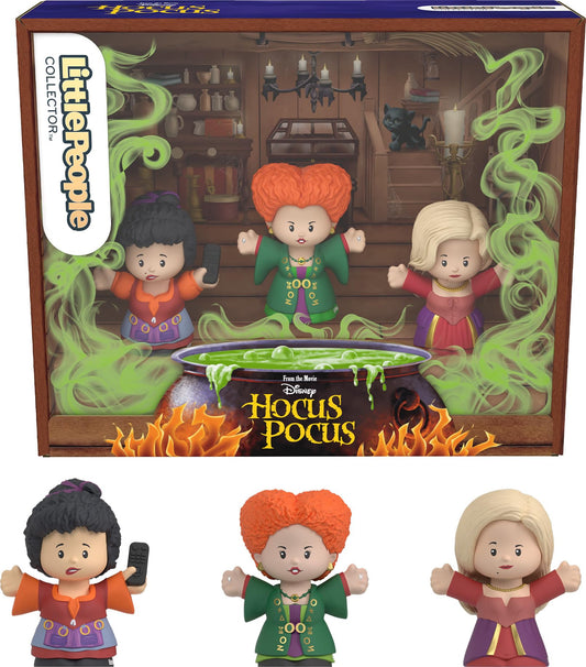 Little People Collector Disney Hocus Pocus Movie Special Edition Set for Adults & Fans, 3 Figures in a Display Package