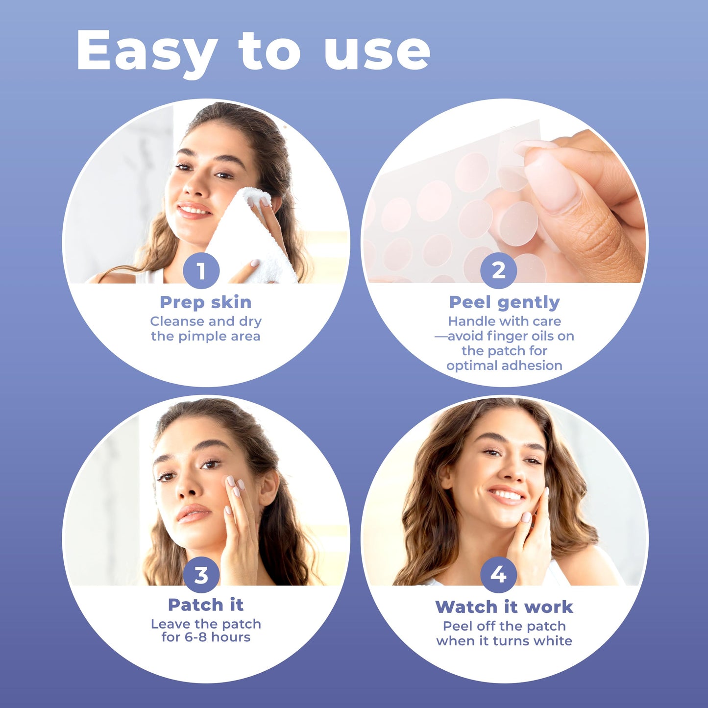 PatchRx Salicylic Acne Patches with Tea Tree Oil, 120 Pack – Zit & Pimple Stickers for Face Skincare, Salicylic Acid Dots