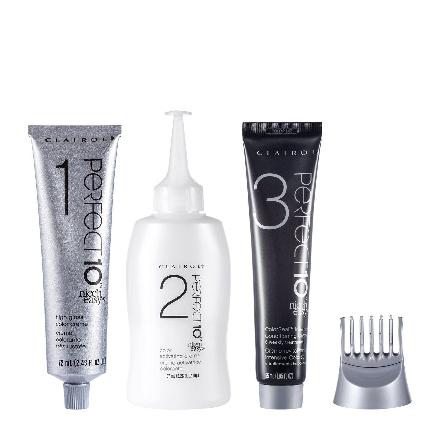 Clairol Nice'n Easy Perfect 10 Permanent Hair Dye, 5A Medium Ash Brown Hair Color, Pack of 1