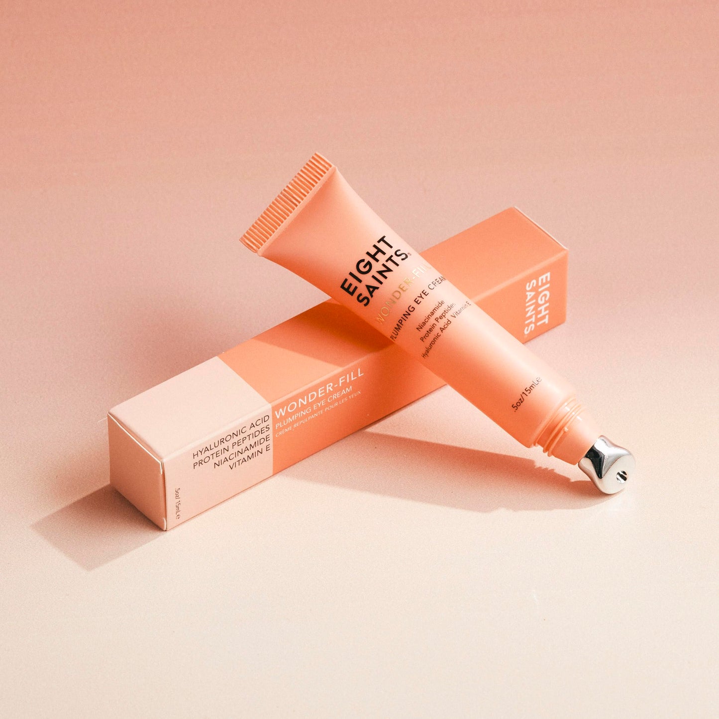 Eight Saints Wonder-Fill Plumping Eye Cream – Natural Anti-Aging Under Eye Treatment for Wrinkles, Fine Lines, Dark Circles & Puffiness, 0.5 oz