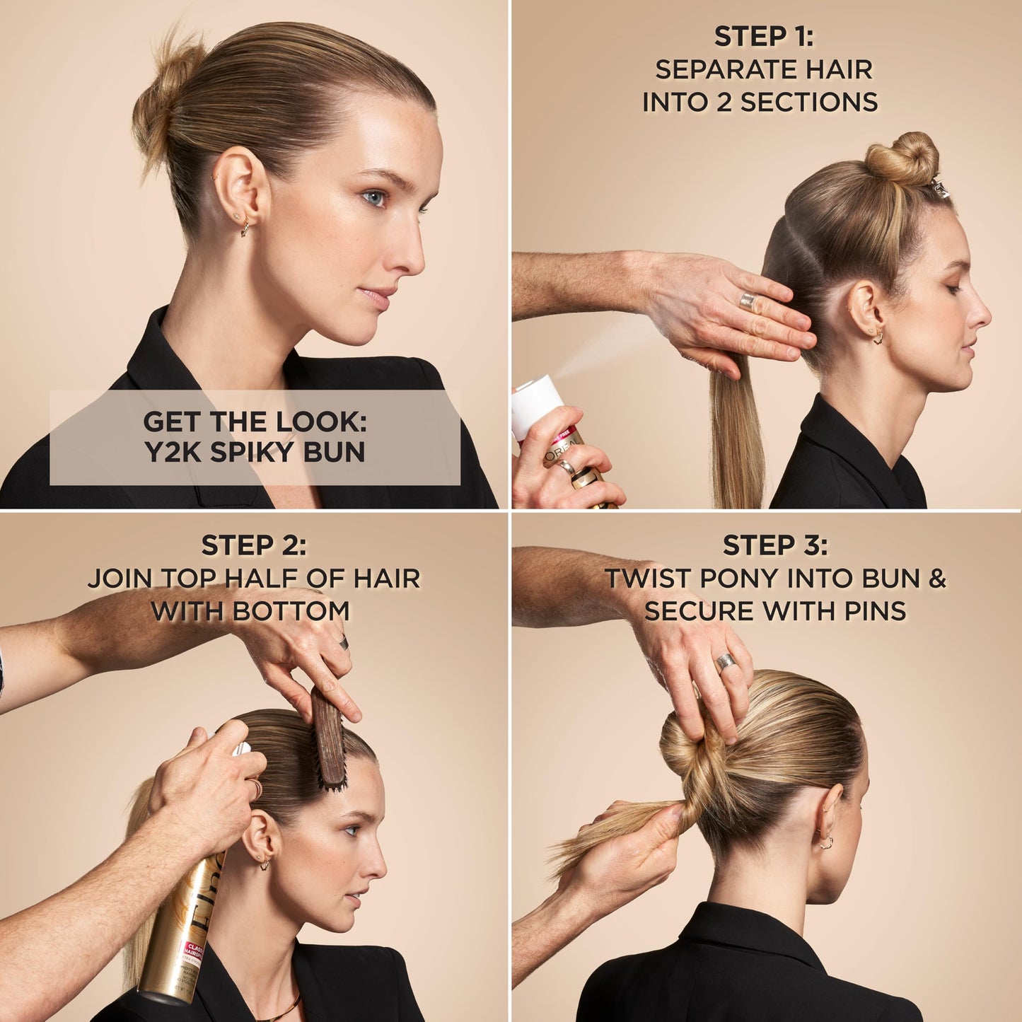 L'Oreal Paris Elnett Satin Extra Strong Hold Color Treated Classic Hairspray, 11 oz