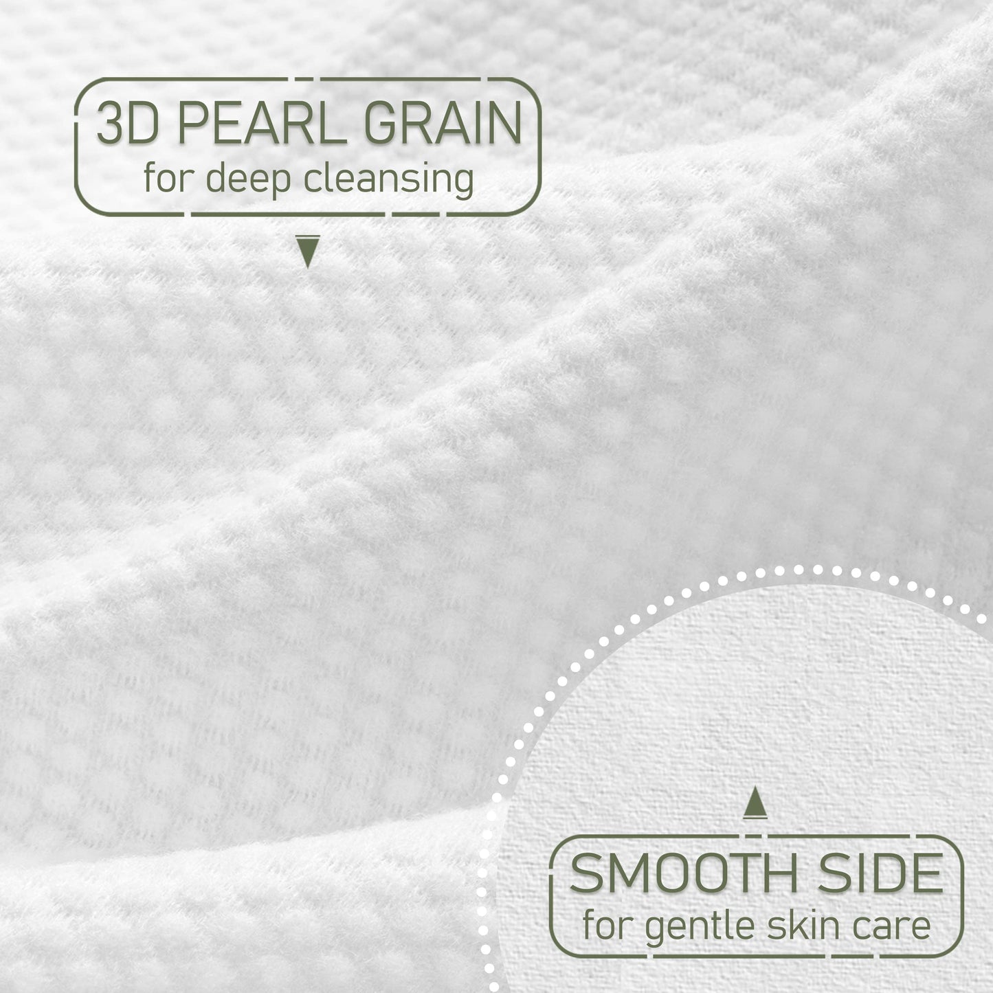 WOWOTEX Biodegradable Disposable Face Towels - 60 Large, Soft, Extra Thick Wipes for Sensitive Skin, Makeup Removal, Cleansing & Travel, 10×12"