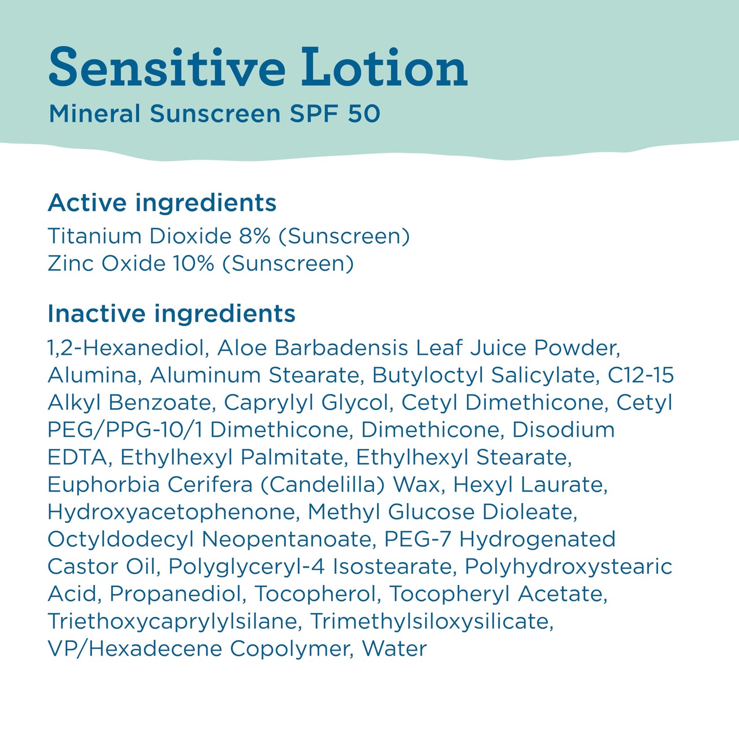 Blue Lizard Sensitive Mineral Sunscreen SPF 50+ - Fragrance-Free, Zinc Oxide, Water Resistant, UVA/UVB Protection, Smart Cap, 3 oz