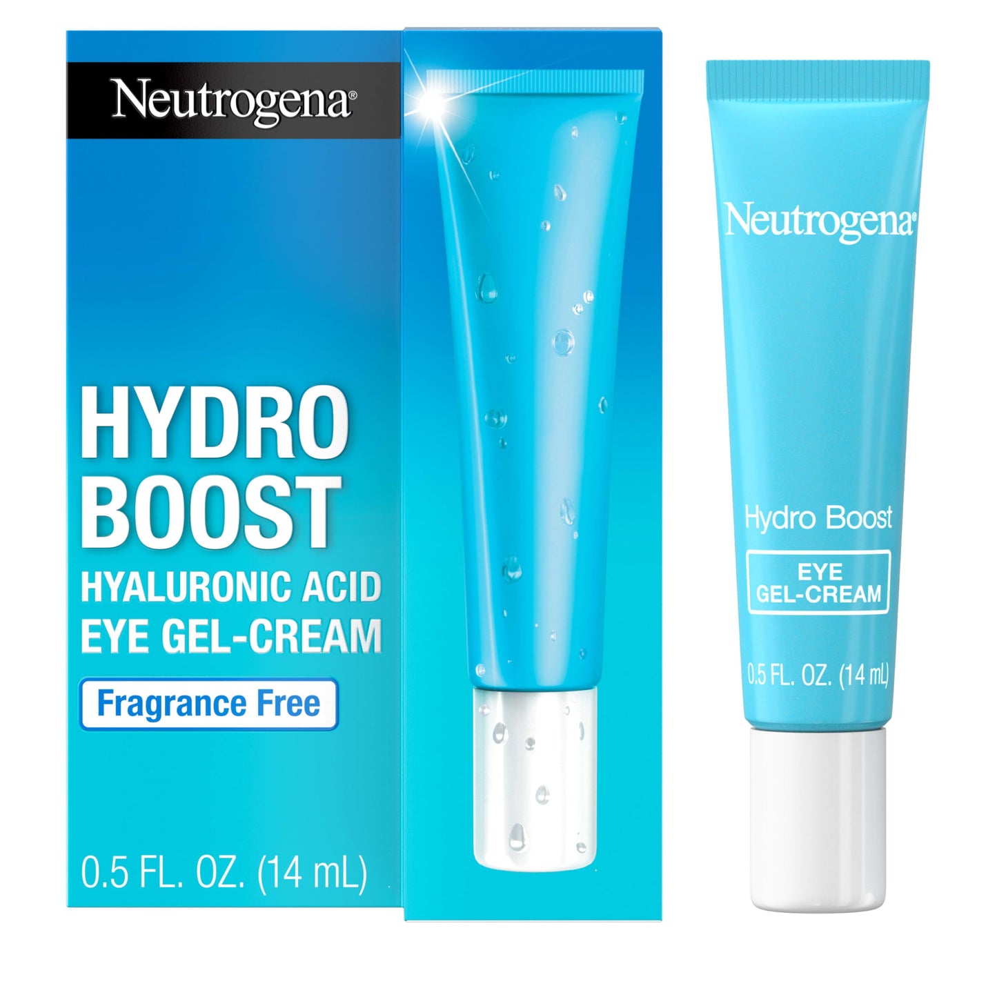 Neutrogena Hydro Boost Under Eye Cream with Hyaluronic Acid – Hydrates, Smooths & Refreshes Under Eyes, Fragrance-Free, 0.5 oz