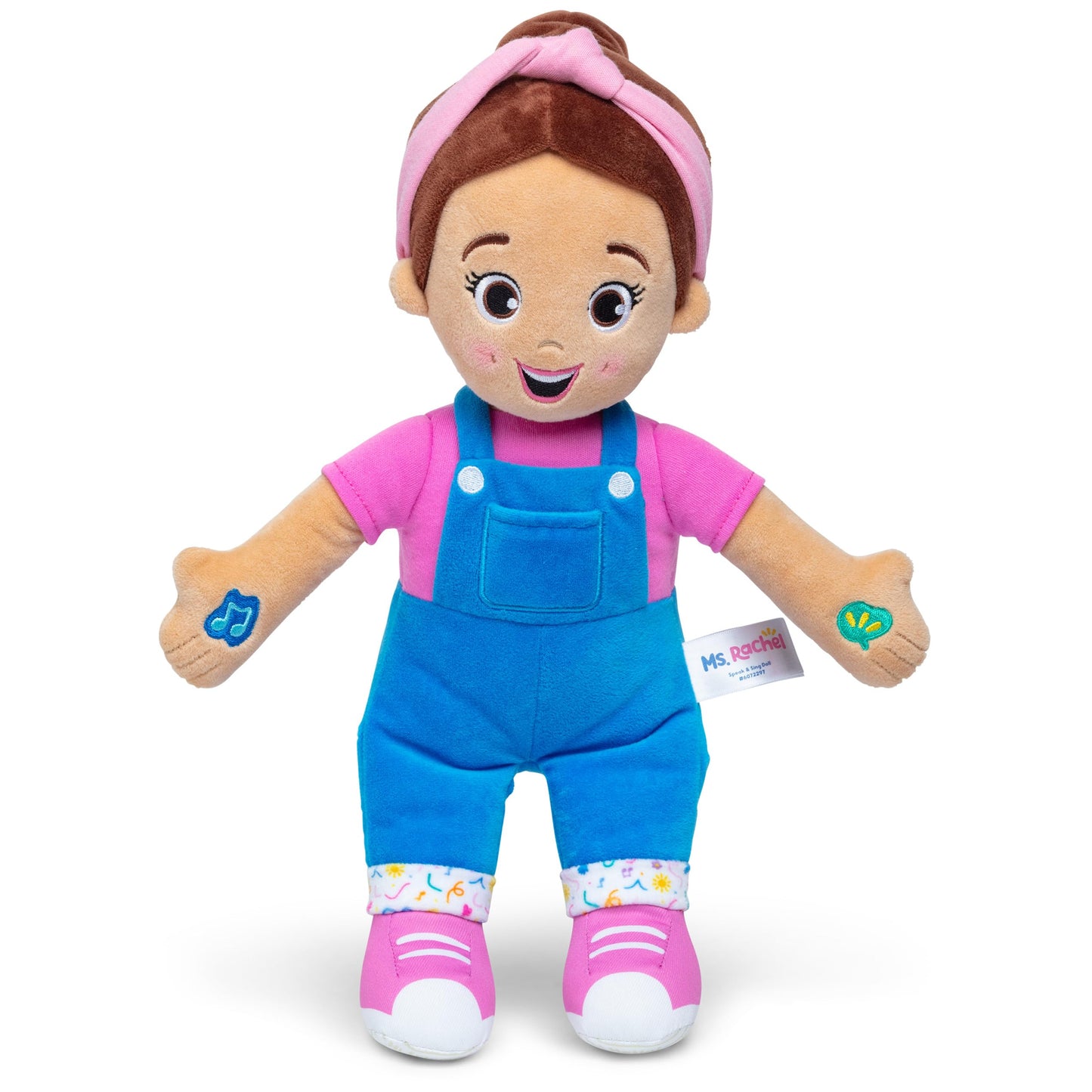 Ms. Rachel Speak & Sing Doll 16” Tall Interactive Toy with 4 Songs & 16+ Phrases, Toddler Toys for Girls & Boys Ages 6 Months to 3+ Years