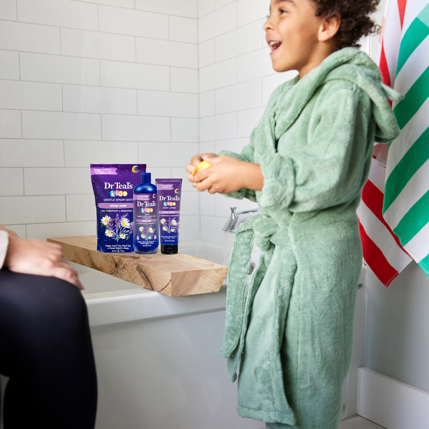Dr Teal's Kids 3-in-1 Sleep Bath: Bubble Bath, Body Wash & Shampoo with Melatonin & Essential Oil, 20 fl oz (Pack of 3)