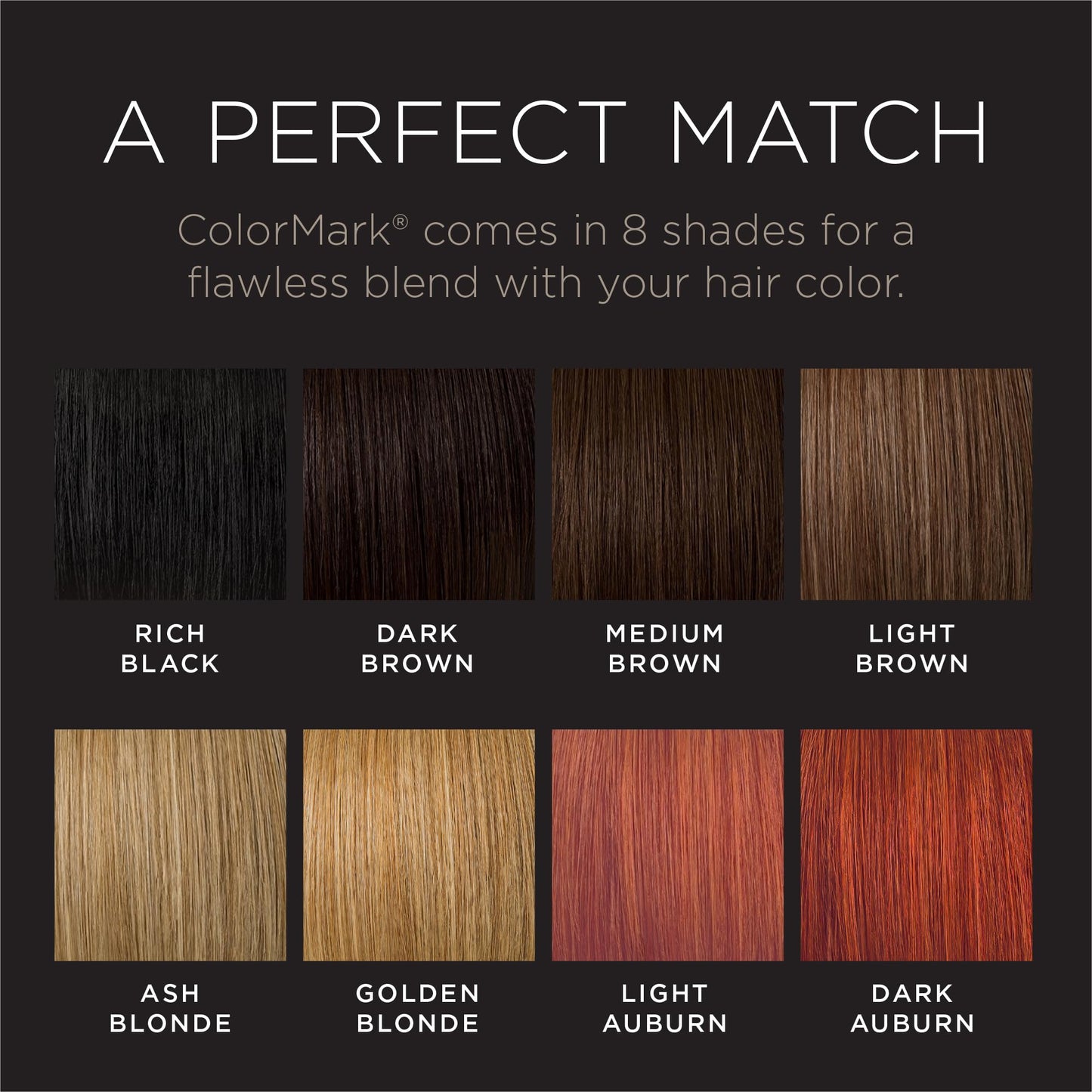 ColorMark PRO Medium Brown Liquid Gray Root Touch Up Wand Applicator, Real Hair Color