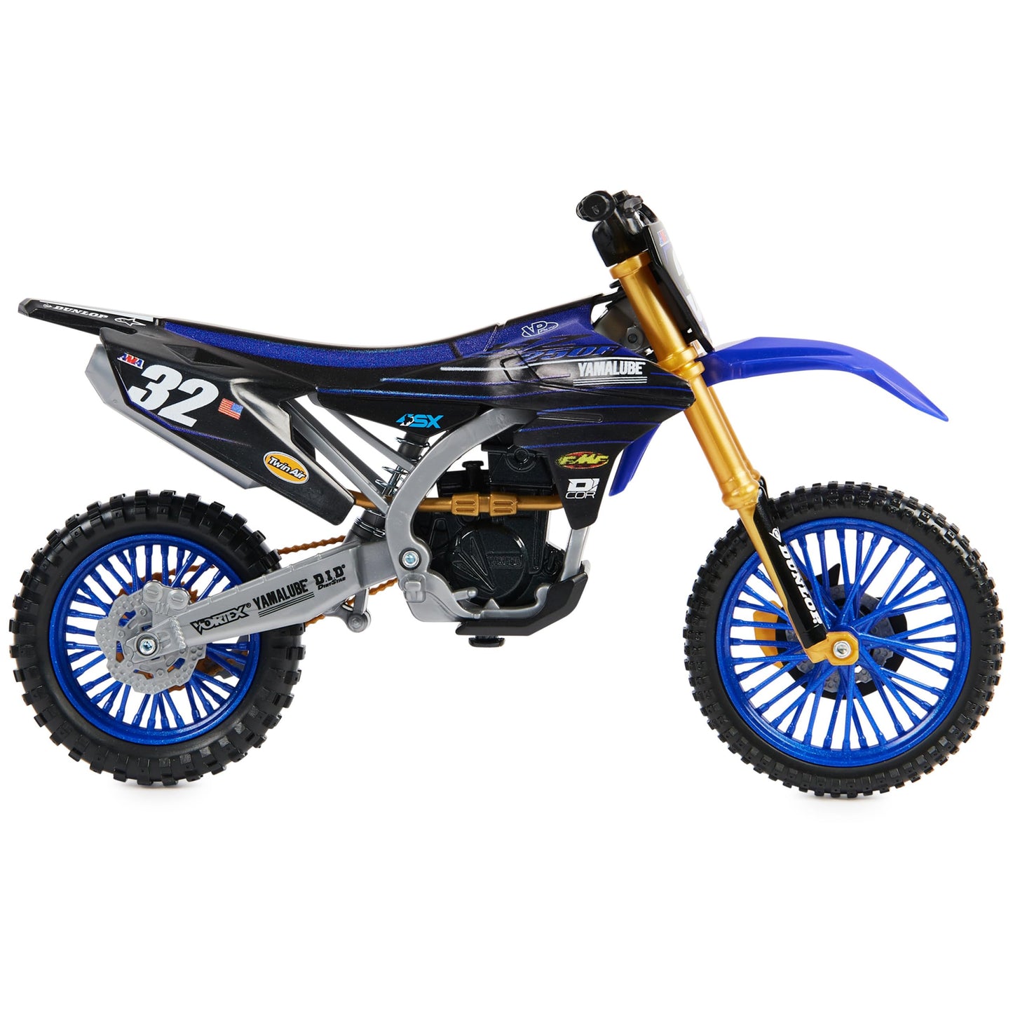 Supercross, Authentic Justin Cooper 1:10 Scale Collector Die-Cast Toy Motorcycle Replica with Display Stand, For Collectors and Kids Age 5 and Up