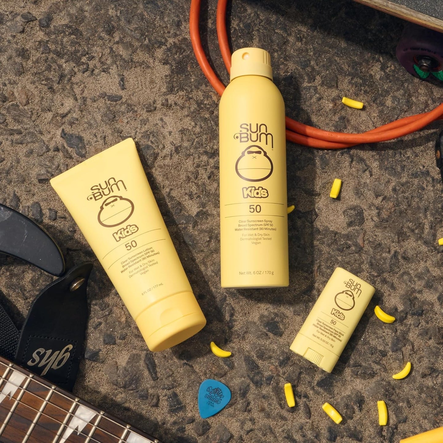 Sun Bum Kids SPF 50 Clear Face Stick Sunscreen – Broad Spectrum with Vitamin E – Reef Friendly, Oxybenzone & Octinoxate Free, Travel Size 0.53 oz