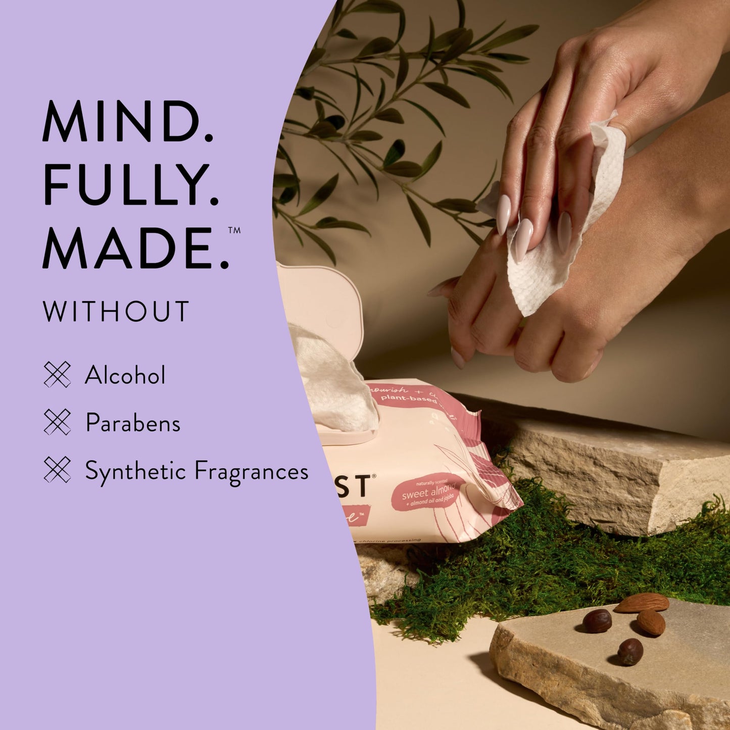 The Honest Company Hydrate & Cleanse Wipes – 60 Count, 99% Water, Plant-Based, Hypoallergenic with Aloe & Cucumber, Multi-Tasking Care