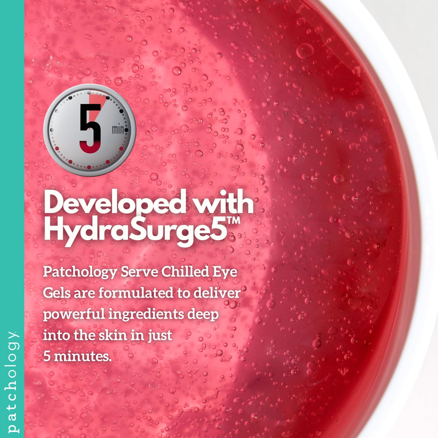 Patchology Serve Chilled Rosé Under Eye Patches – Hydrating, Reduces Dark Circles, Puffiness & Fine Lines, 5 Pairs