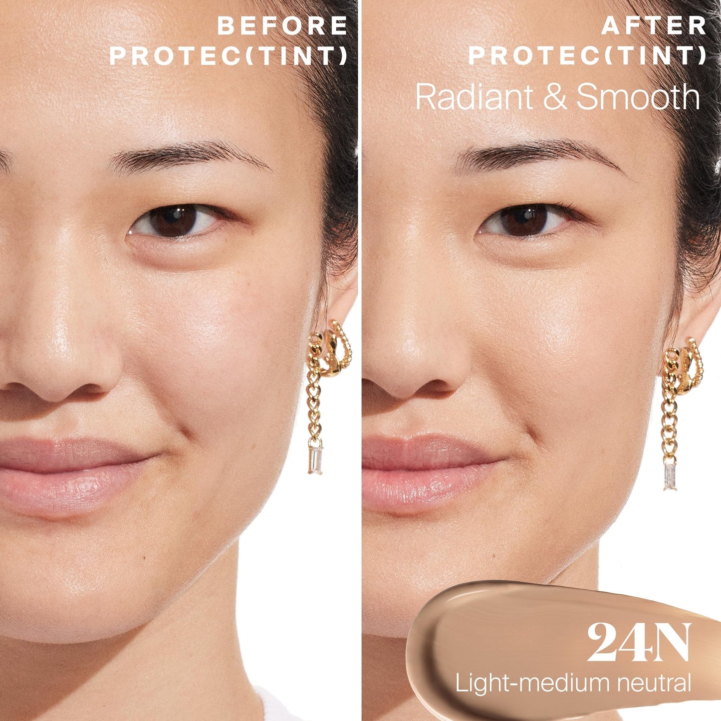 Supergoop! Protec(tint) Daily Skin Tint SPF 50 - 24N - Light, Buildable Coverage for Immediately Smooth, Even-Looking Skin - Natural Finish