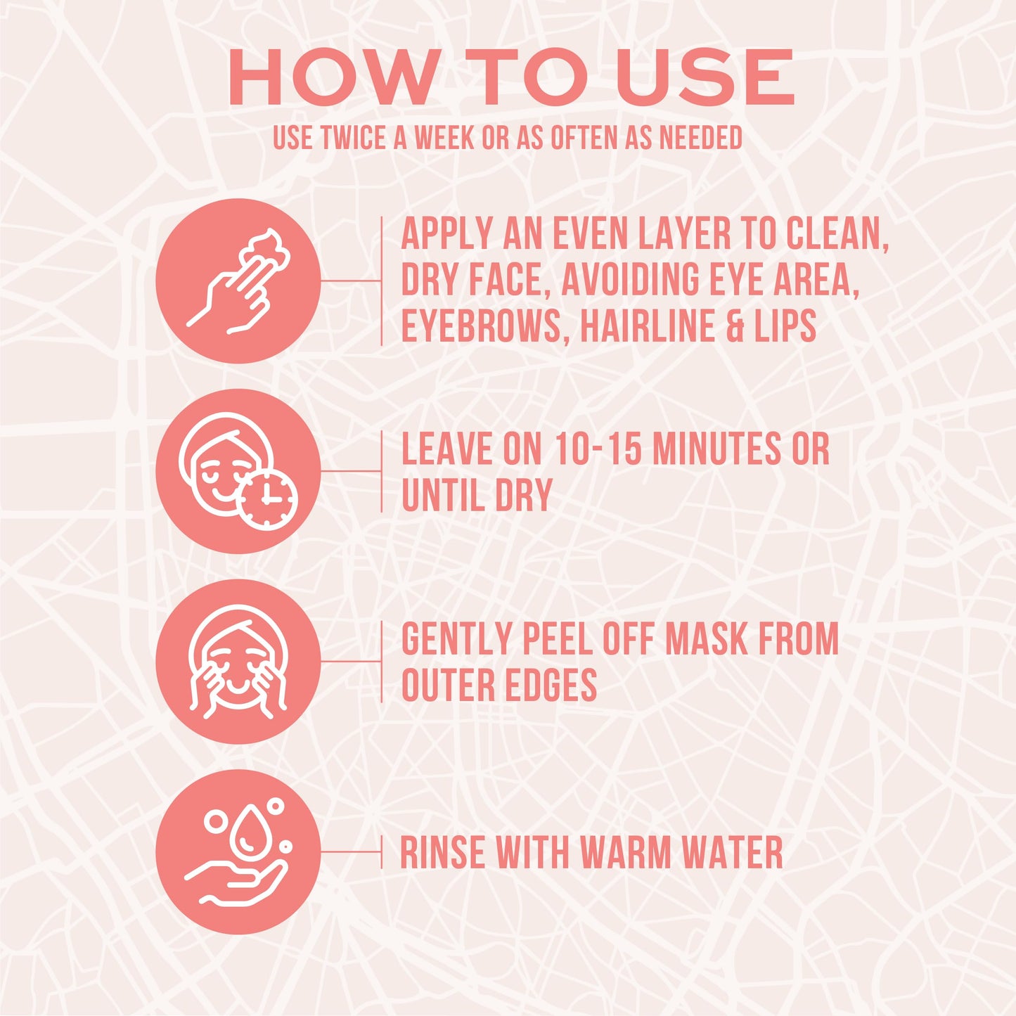 Freeman Exotic Blends Pore Clearing French Pink Clay Peel Off Facial Mask, 6 fl.oz./175 mL Tube