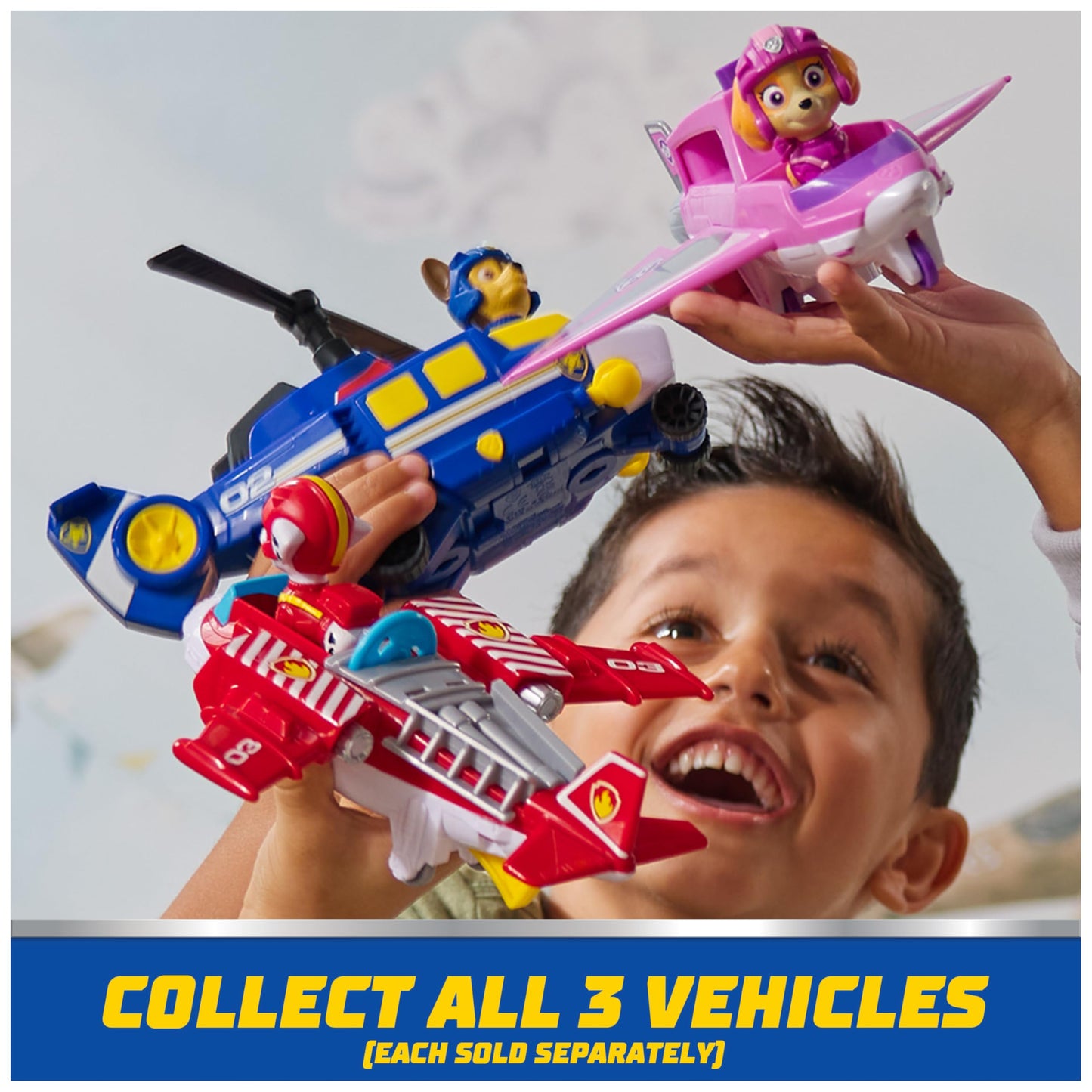 PAW Patrol: Air Rescue Skye Action Figure & Hero Claw Jet Plane with Retractable Claw, Rescue Basket & Bunny, Kids Toys for Boys & Girls Ages 3+