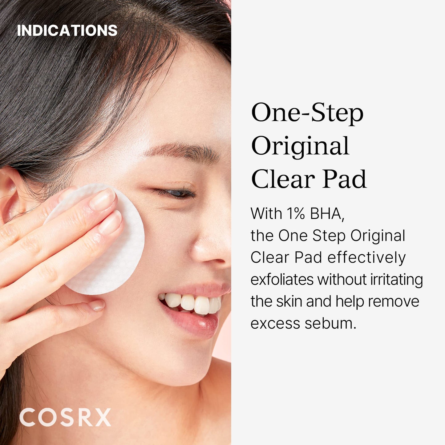 COSRX BHA Toner Pads - 70 Exfoliating Sheets for Dead Skin & Blackheads, Pore Minimizer, Breakout Prevention, Smooth & Clear Korean Skincare