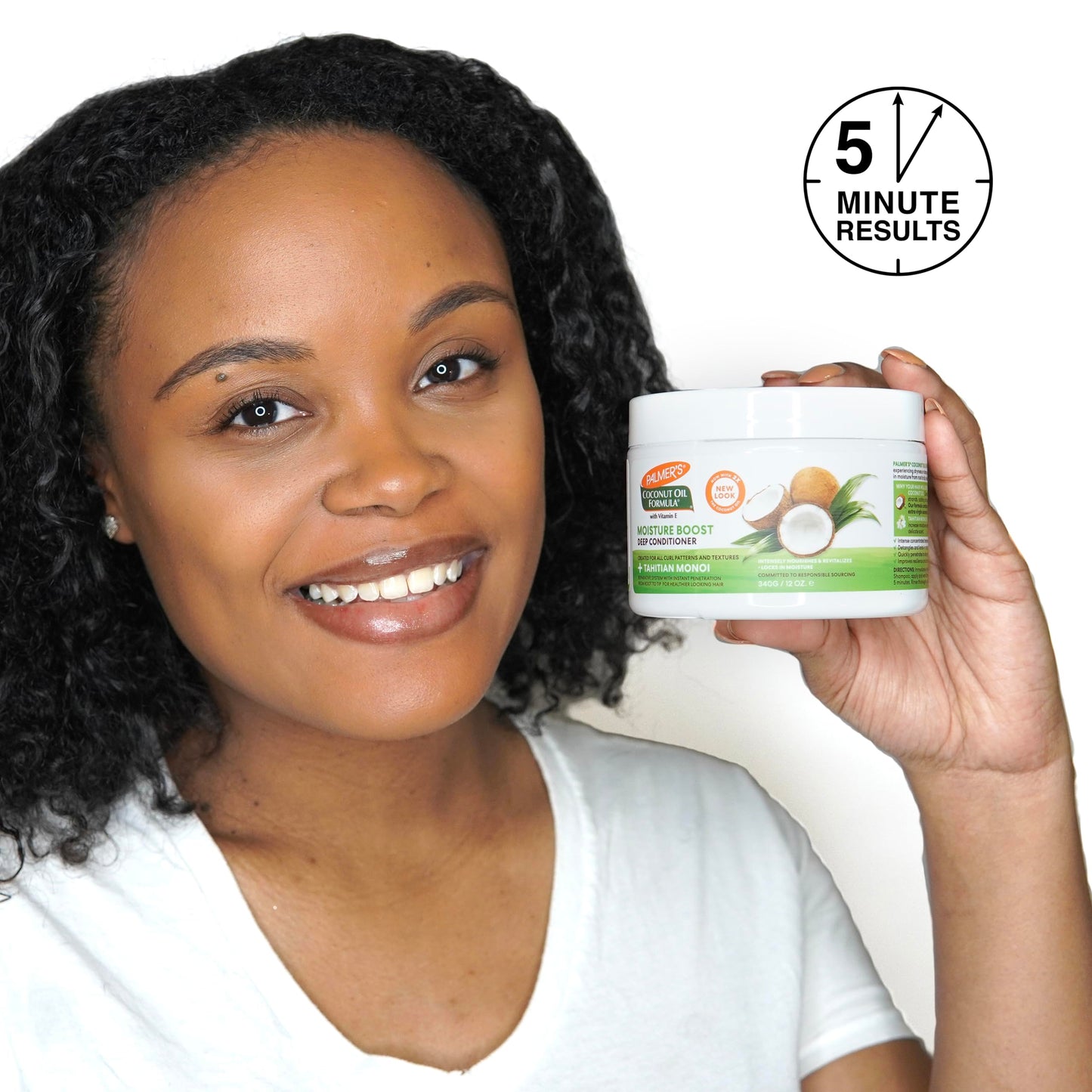 Palmer's Coconut Oil Formula Moisture Boost Deep Hair Conditioner, 12 Fl Oz