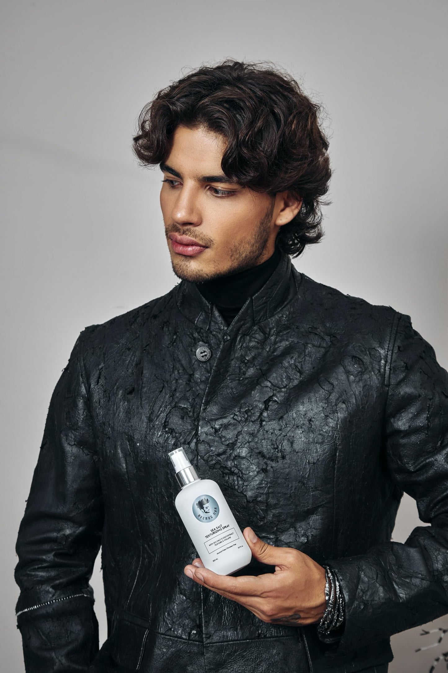 Avenue Man Sea Salt Spray for Men | Texturizing & Thickening Hair Spray with Kelp & Seaweed Extract | Adds Volume & Beach Texture | 6.76 Oz