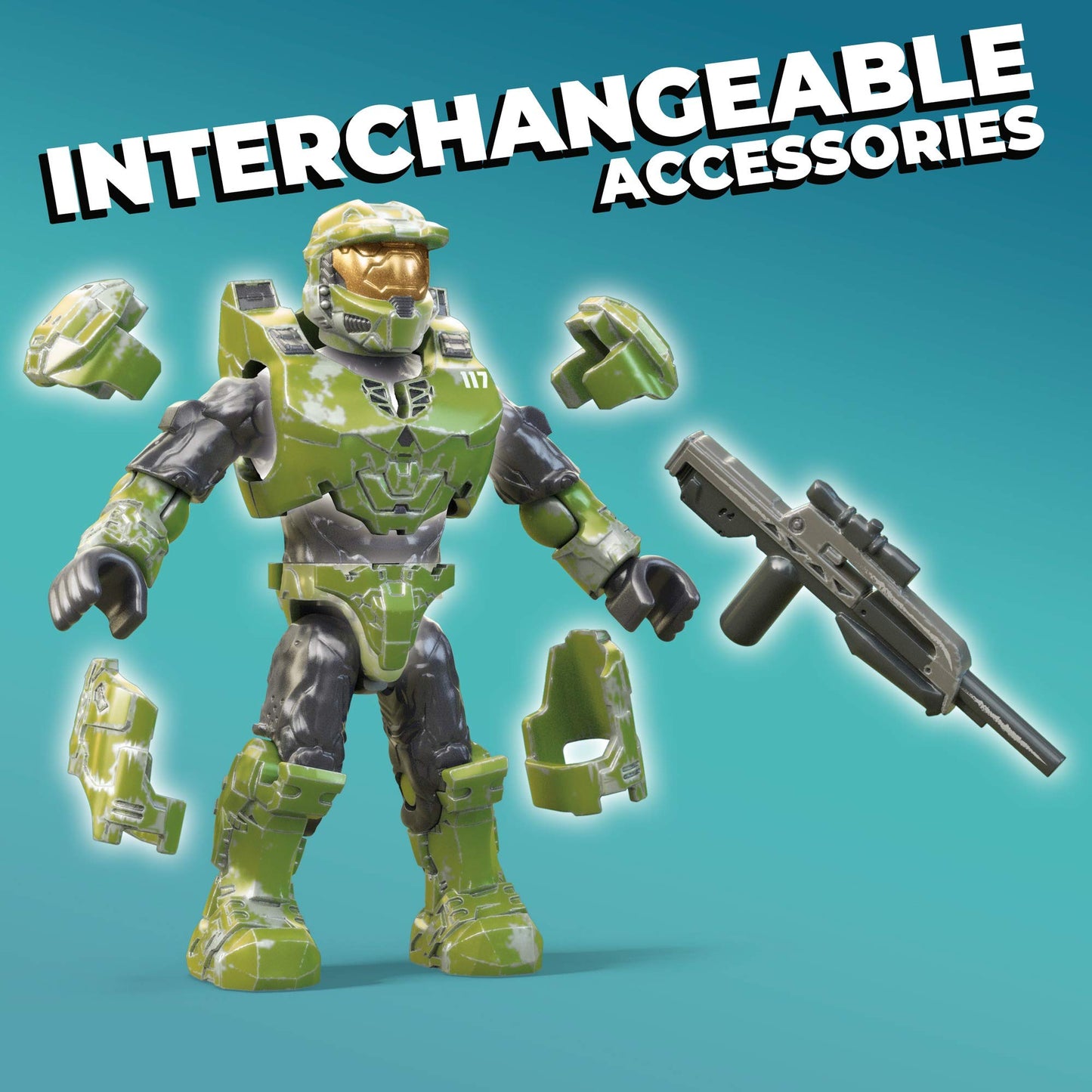 Mega Construx Halo Hijacked Ghost Vehicle Halo Infinite Construction Set, Building Toys for Kids