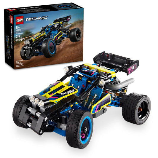 LEGO Technic Off-Road Race Buggy Toy for Kids 8+, Rally Car with Moving Engine & Working Suspension, 42164