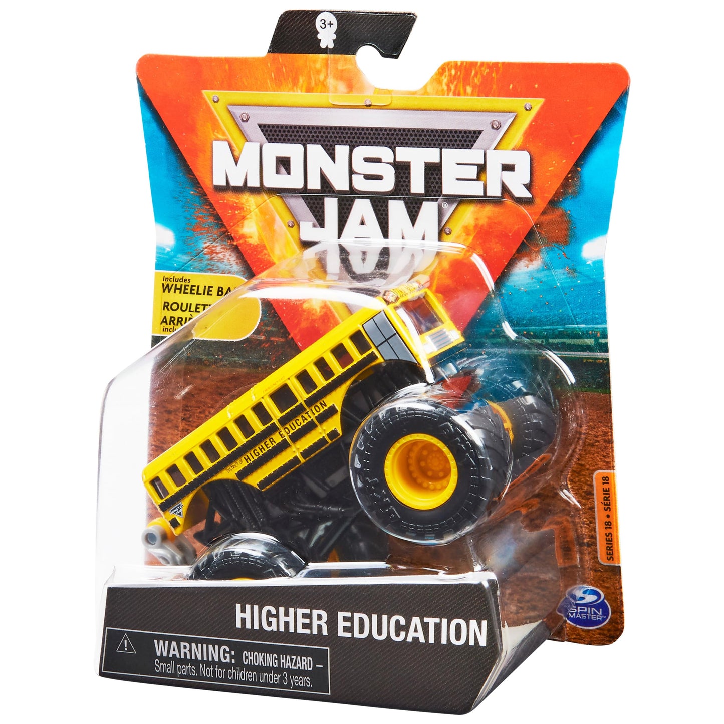Monster Jam, Official Higher Education Monster Truck, Die-Cast Vehicle, Arena Favorites Series, 1:64 Scale