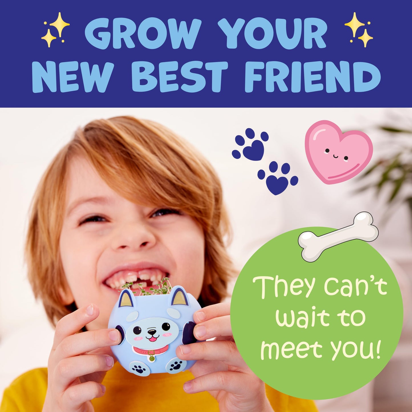 Creativity for Kids Plant-A-Pet Puppy Toy Kit – DIY Craft Activity, Small Gifts & Stocking Stuffers for Girls Ages 6+