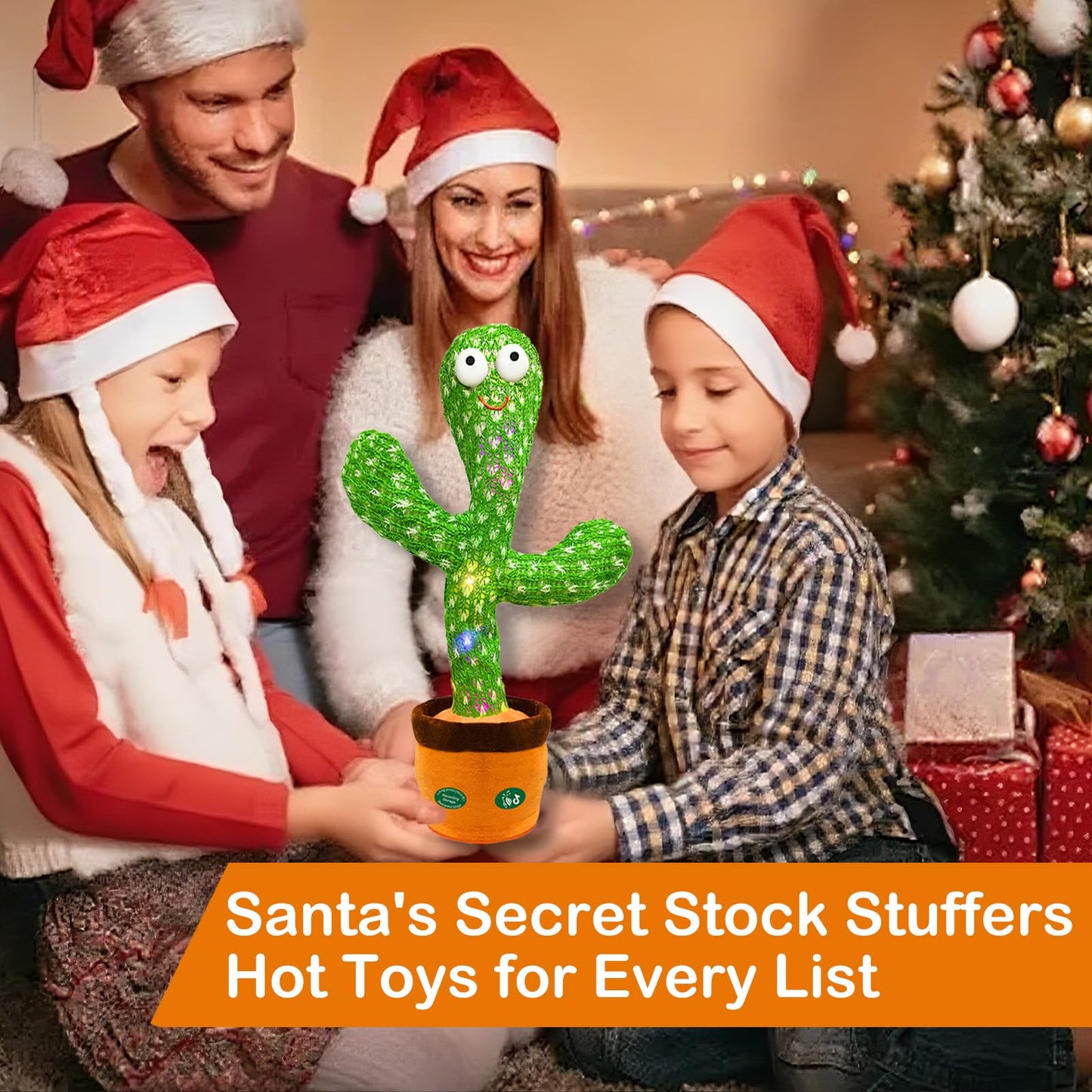 Hunfur Talking Dancing Cactus Toy – Singing, Mimicking, Light Up Plush Gift for Babies & Toddlers 6-18 Months with Volume Control