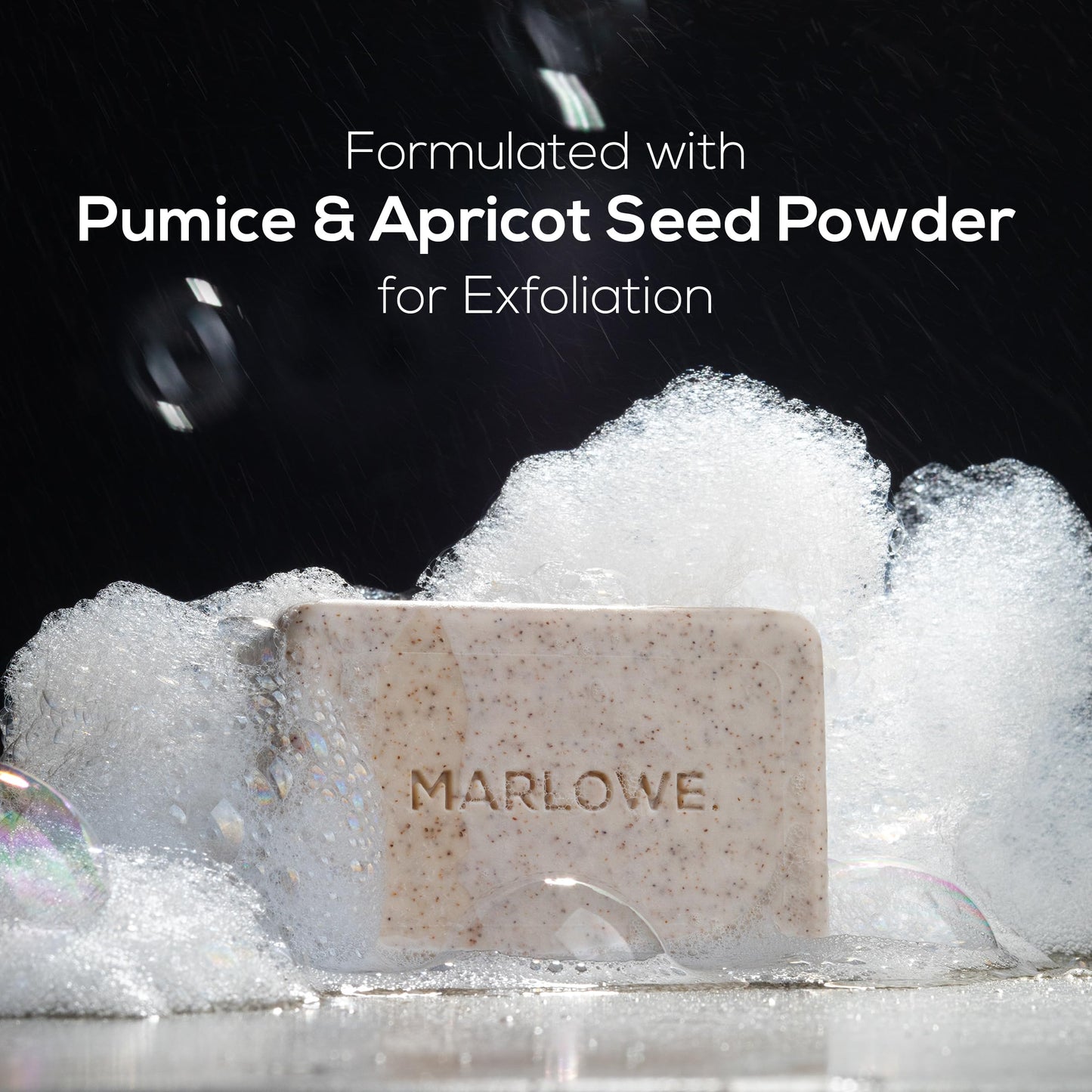 MARLOWE No. 102 Body Scrub Soap, 7oz – Exfoliating Bar with Shea Butter, Olive Oil & Green Tea, Smoothes & Revitalizes Skin, Sage & Fir Scent