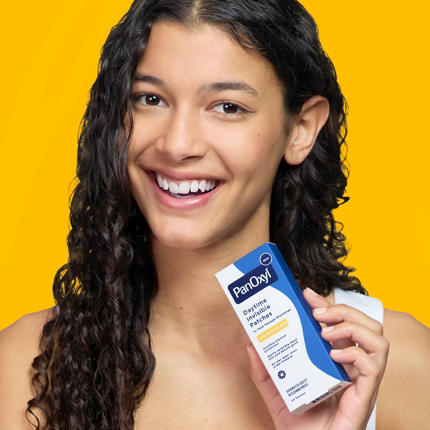 PanOxyl Daytime Invisible Acne Patches, 40ct (20 Large + 20 Small) – Dermatologist-Recommended, Salicylic Acid, Latex-Free