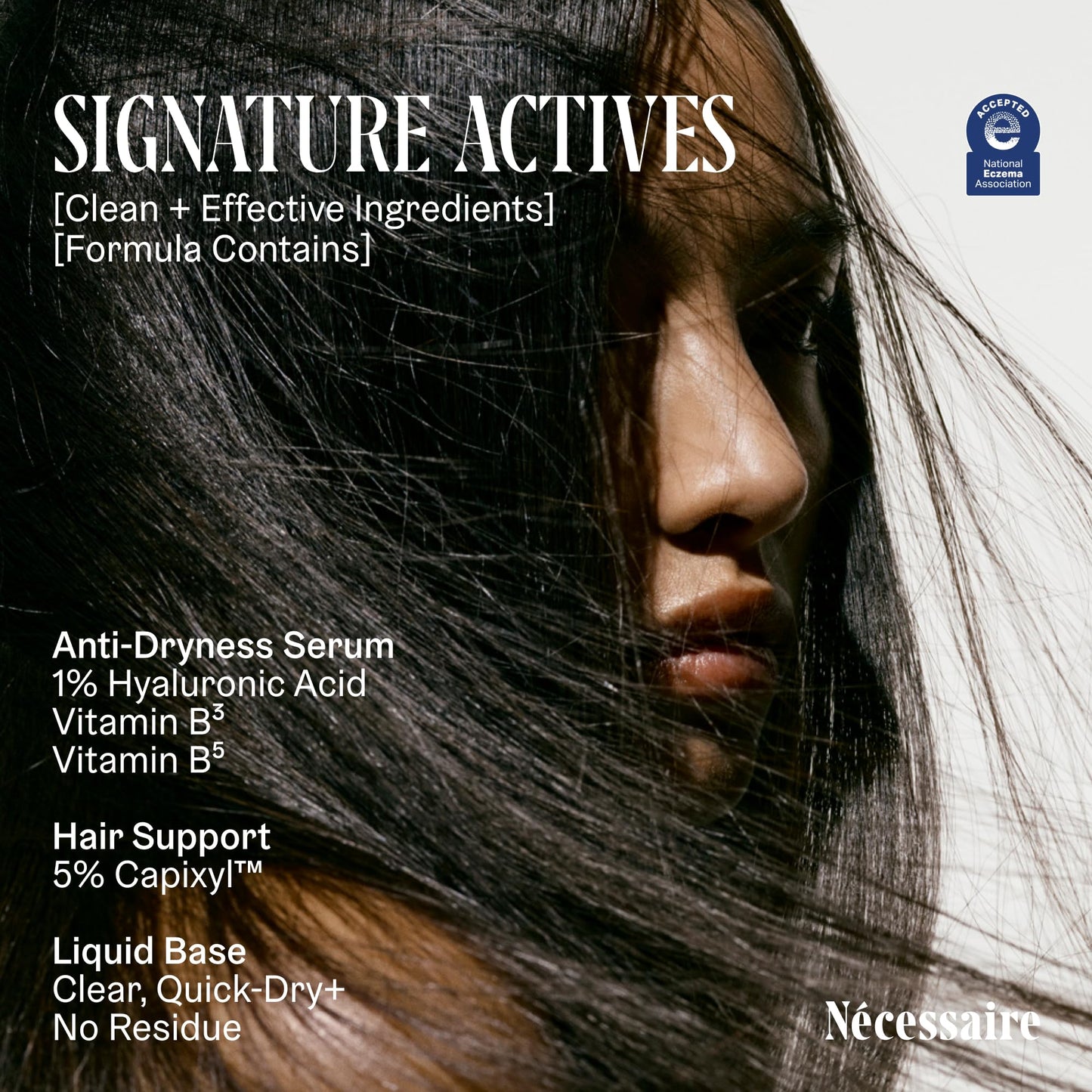 Nécessaire The Scalp Serum 1 fl oz – 5% Capixyl™ + 1% Hyaluronic Acid for Fuller, Thicker, Healthier Hair – Fragrance-Free, Eczema-Safe