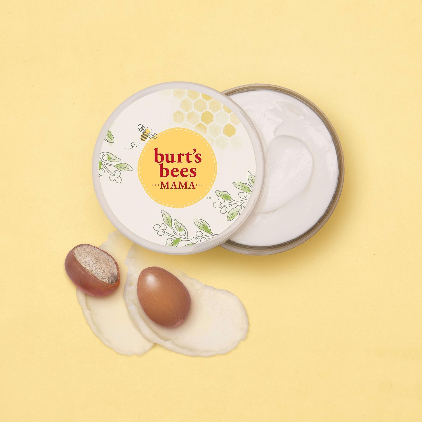 Burt’s Bees Mama Belly Butter, 6.5 oz – Stretch Mark Cream for Pregnancy & Postpartum, Shea Butter & Vitamin E, Moisturizing Prenatal Gift