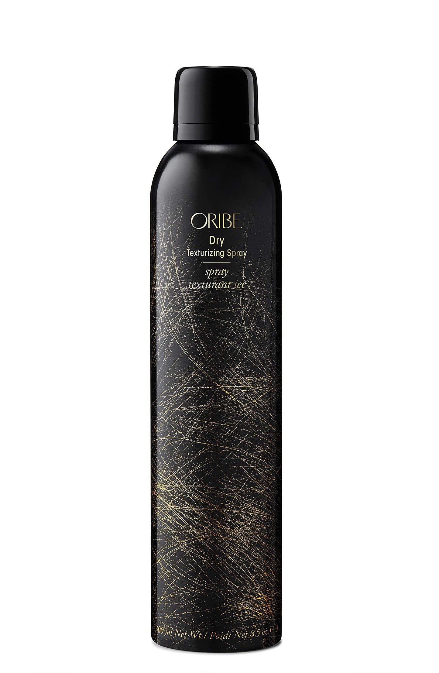 Oribe dry texturizing spray bottle on a white background